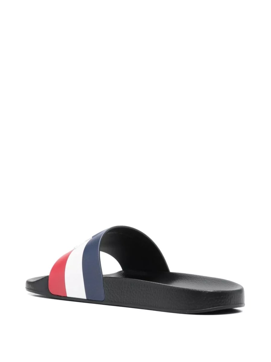 Moncler Pantofole con Logo, view 3