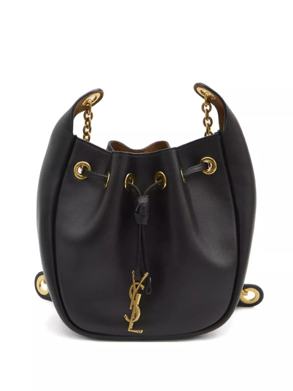 Saint Laurent Borsa a secchiello in pelle morbida