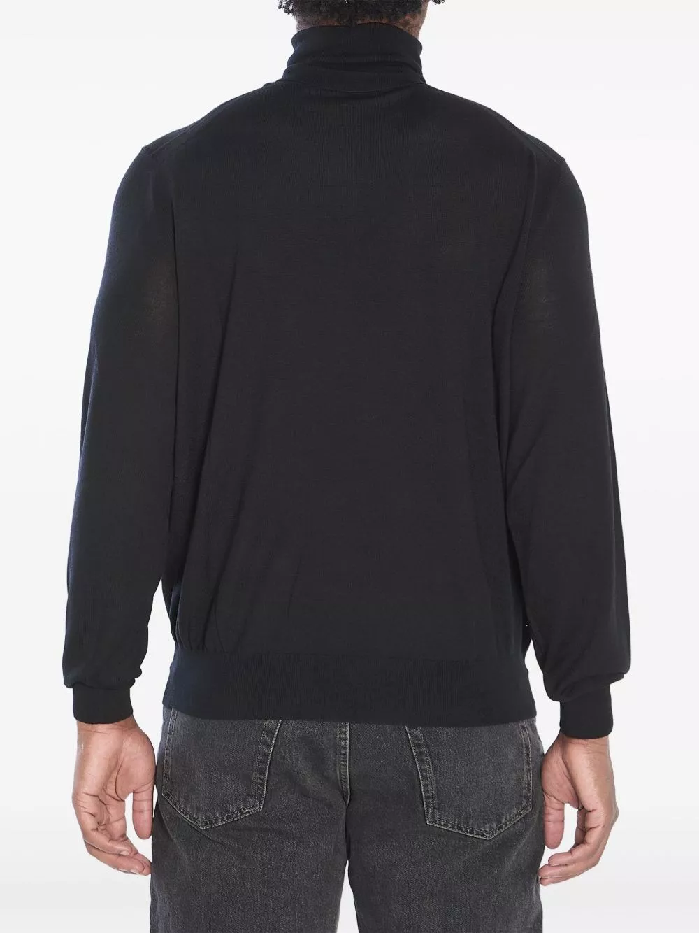 Saint Laurent Maglione in lana con collo alto