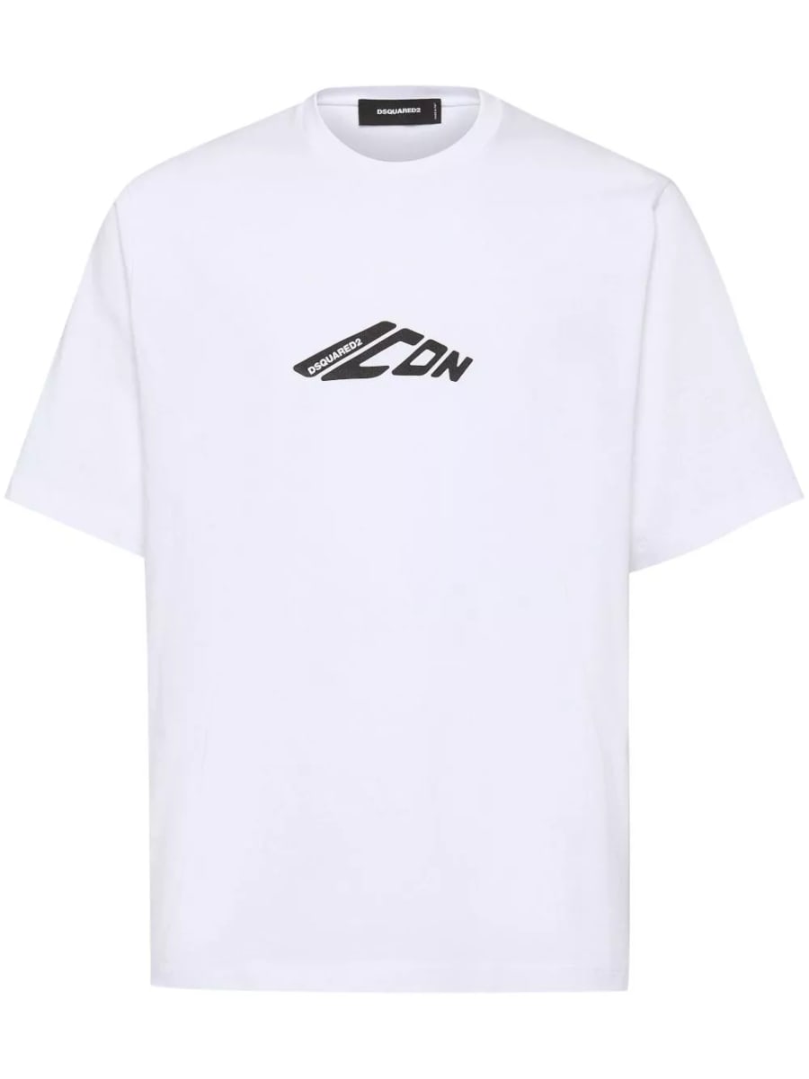 Dsquared2 T-shirt in cotone con stampa