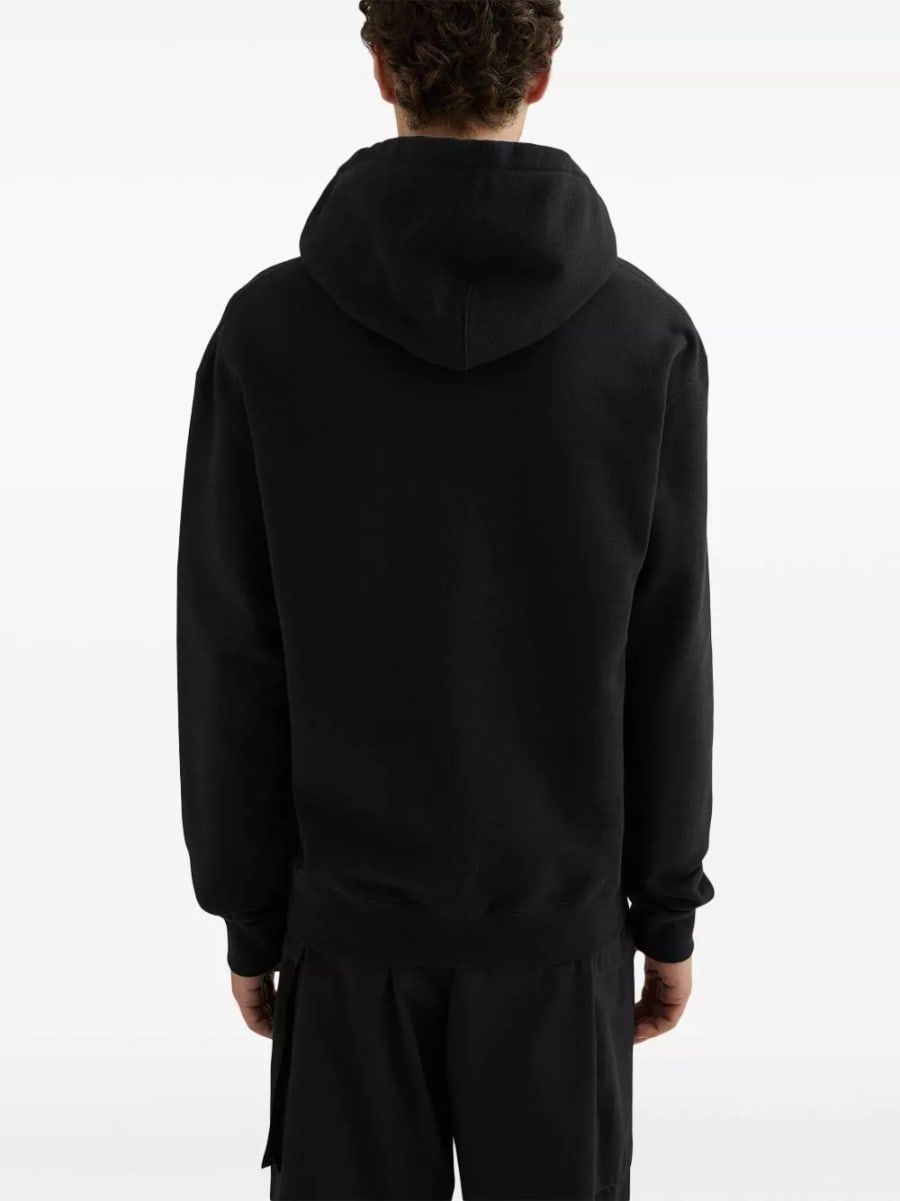 Jil Sander Felpa con cappuccio, view 2