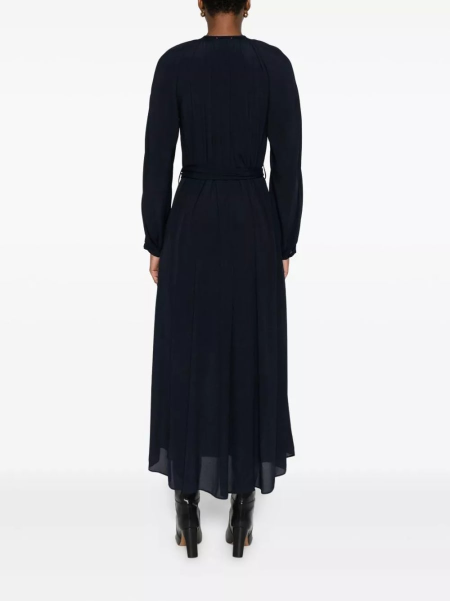 Forte_Forte Abito lungo in Crepe de Chine, view 5