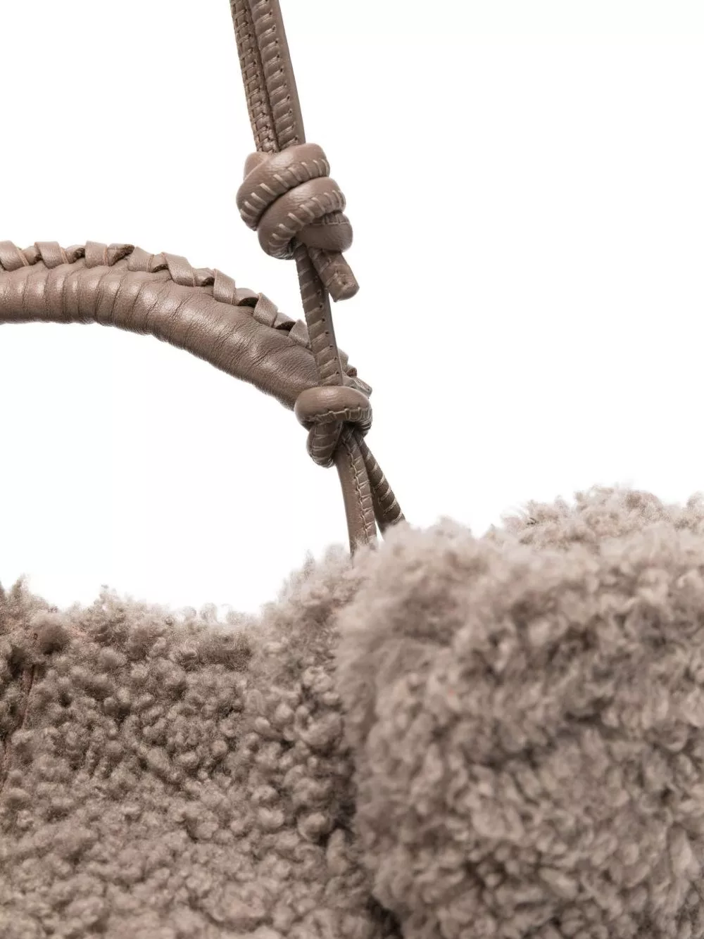 Hereu Arta mini shearling tote, view 2