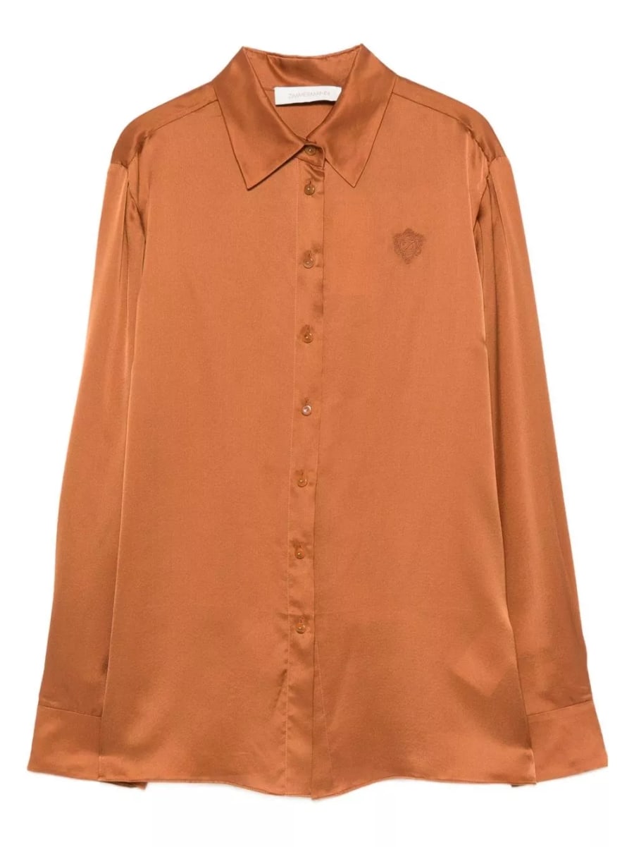 Zimmermann Camicia in seta satinata