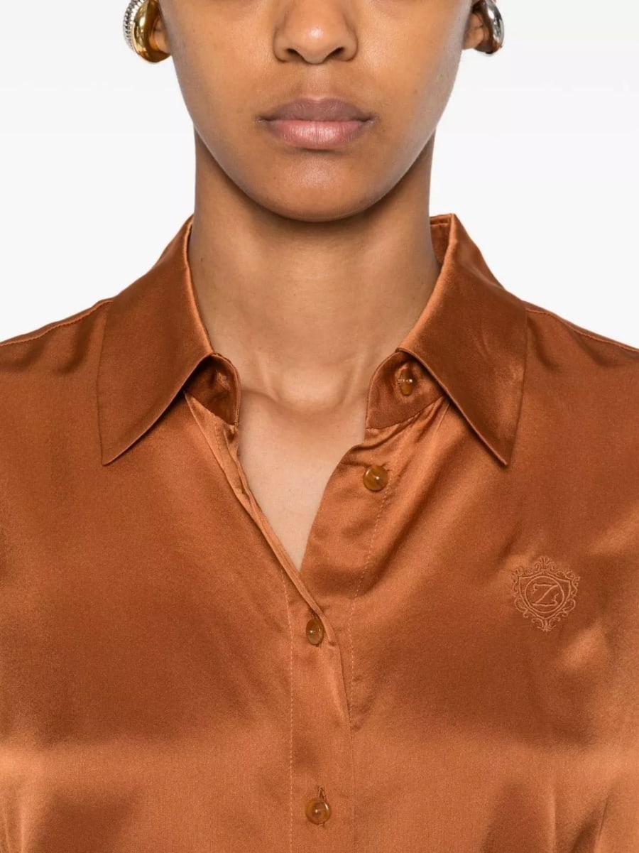Zimmermann Camicia in seta satinata, view 2