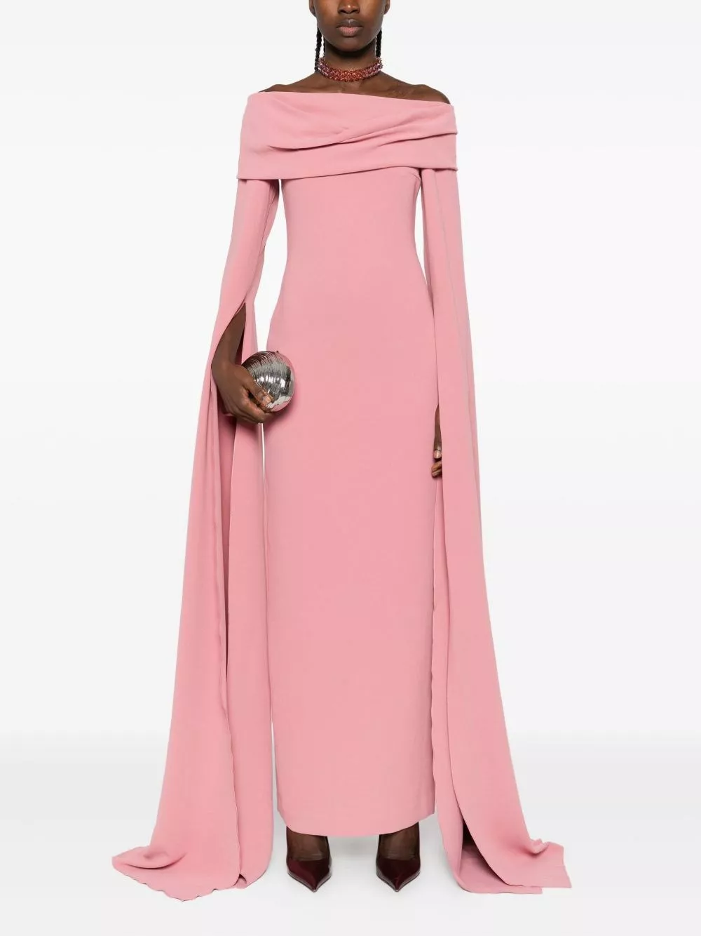 Solace london Nuri midi dress, view 2