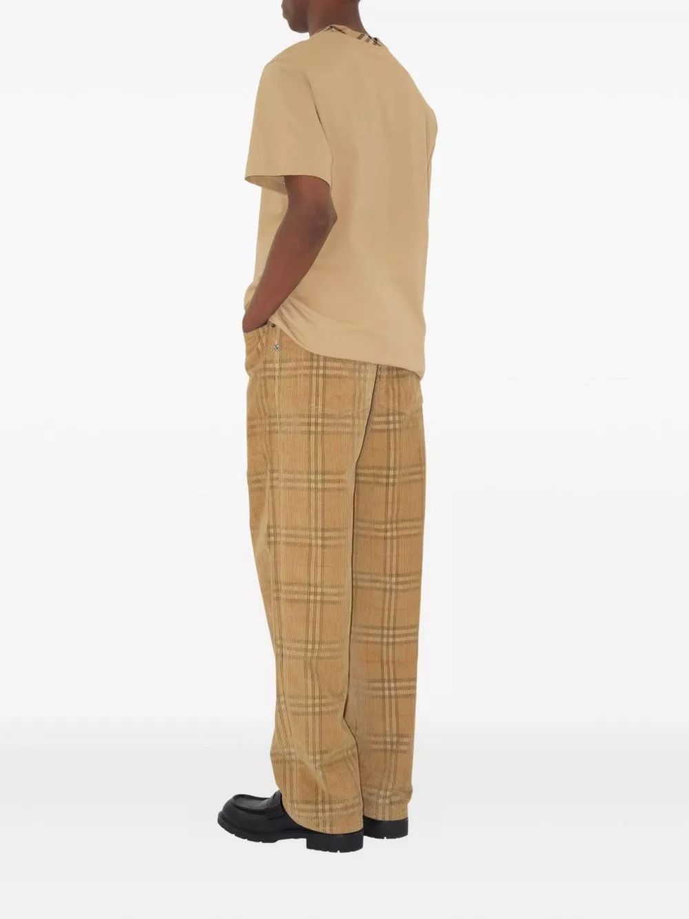 Burberry Pantaloni Sand Ip Check, view 2