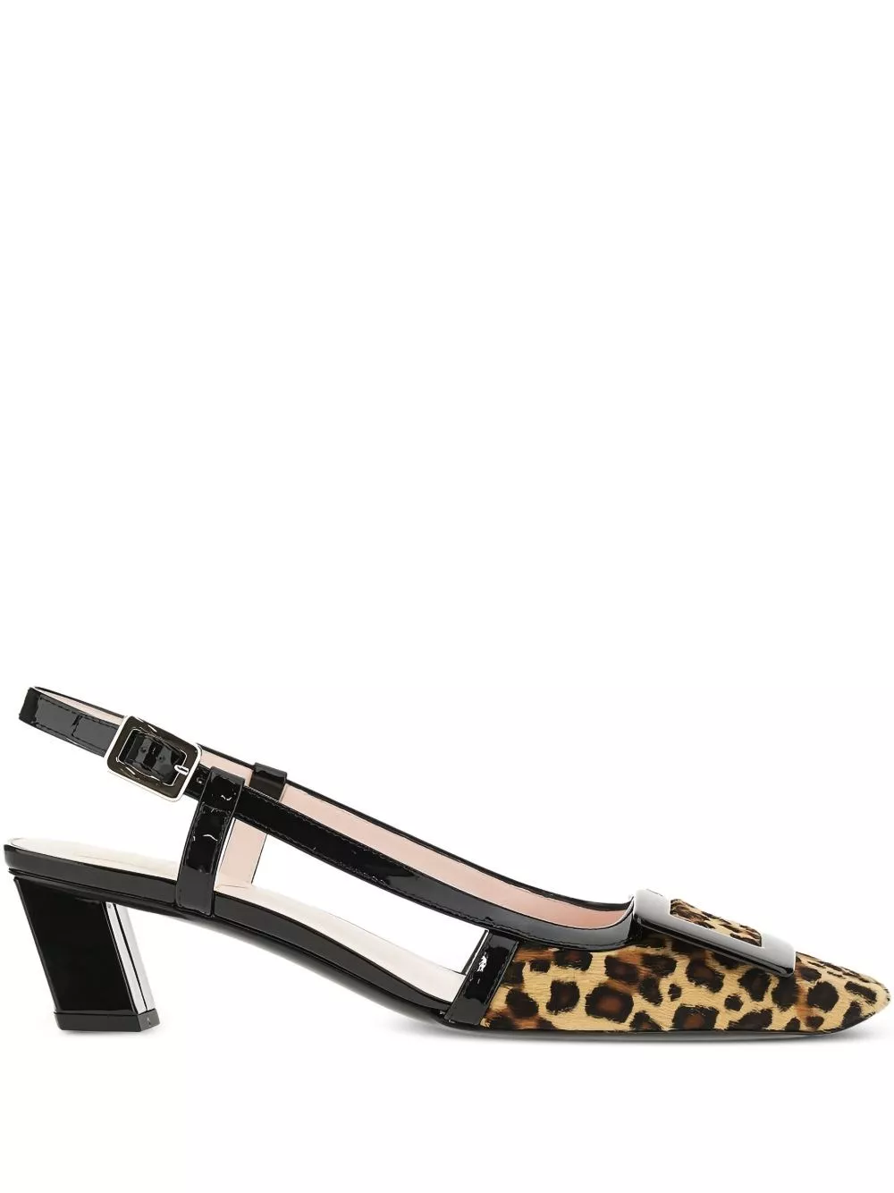 Roger Vivier Belle Vivier Pony décolleté con cinturino