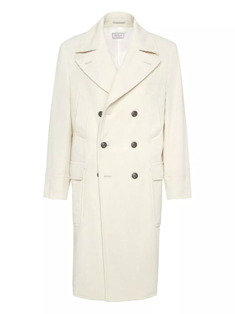 Brunello Cucinelli Cappotto in velluto di cashmere