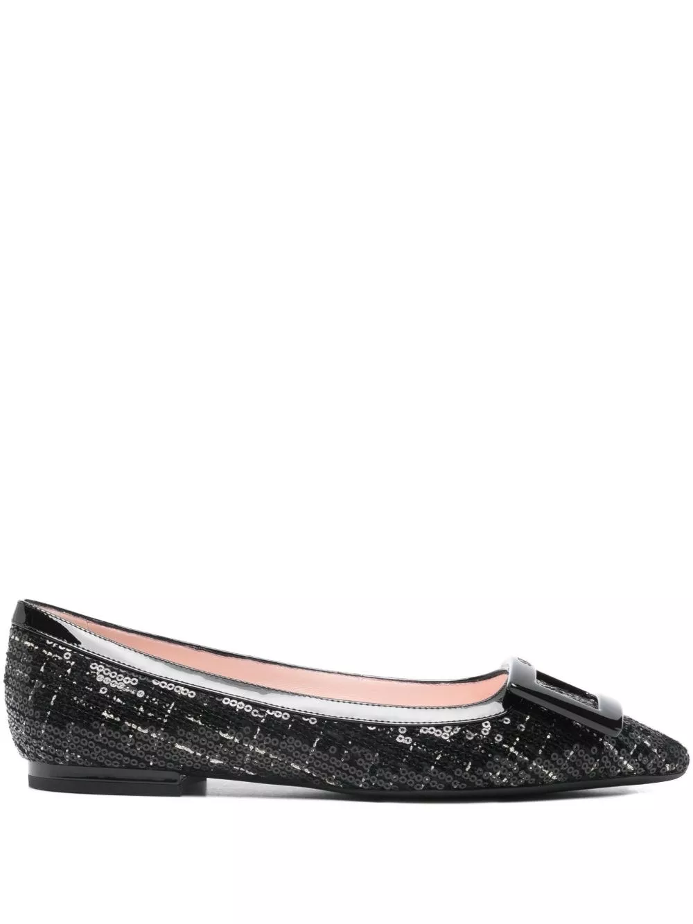 Roger Vivier Gommettine tweed ballets