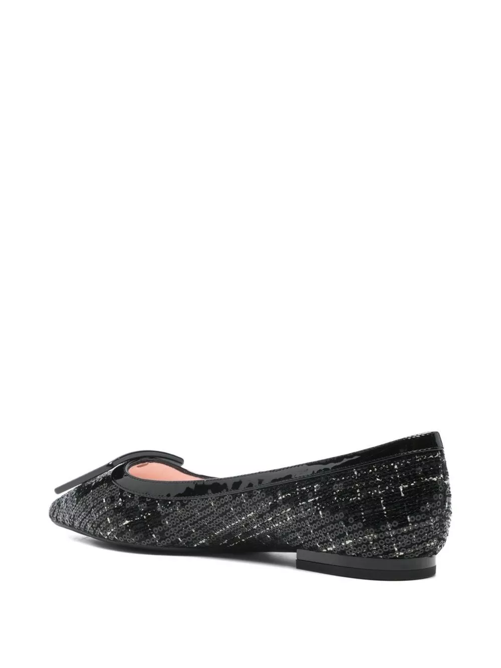 Roger Vivier Gommettine tweed ballets, view 2