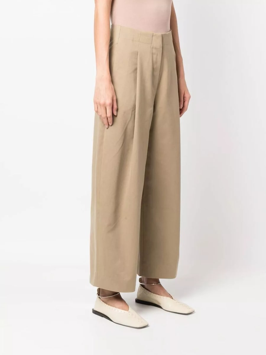 Studio nicholson Pantaloni larghi in cotone, view 4