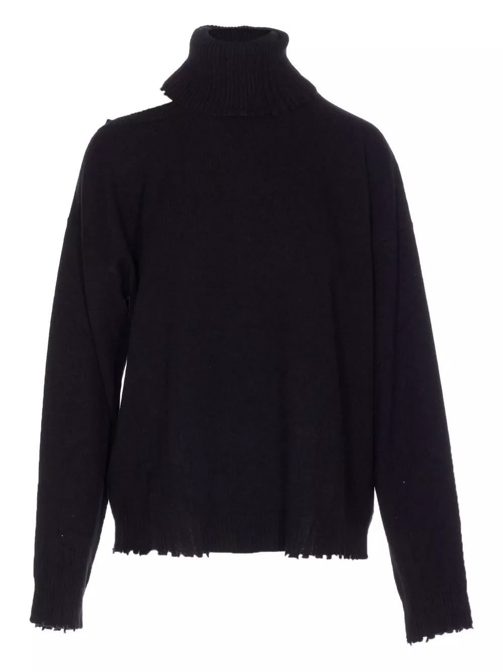 Uma wang Maglione in cashmere con collo alto