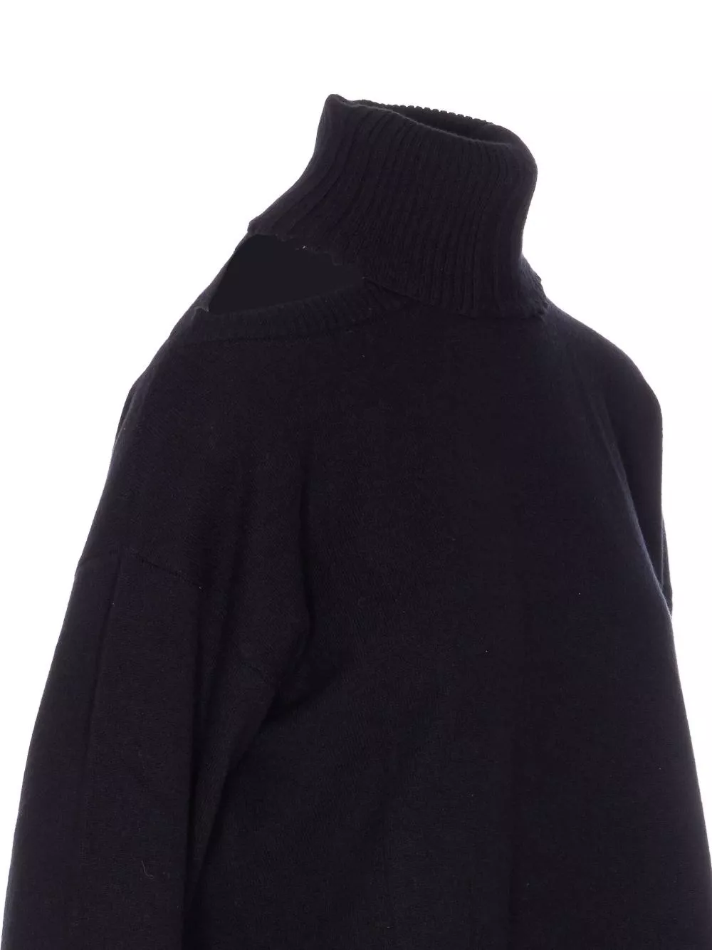 Uma wang Maglione in cashmere con collo alto, view 2