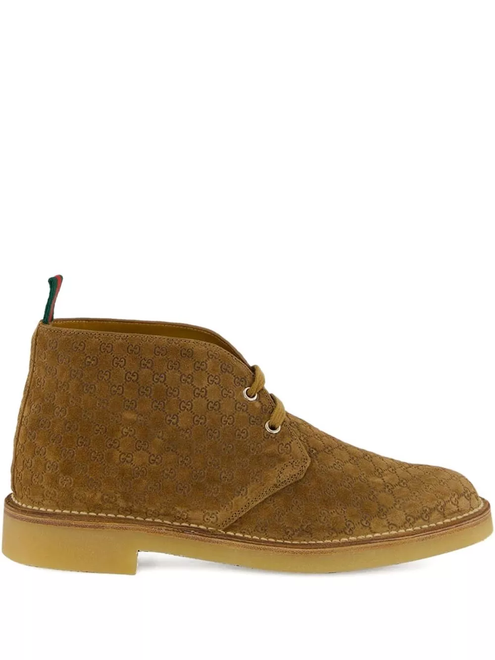 Gucci Stivale alla caviglia GG in suede