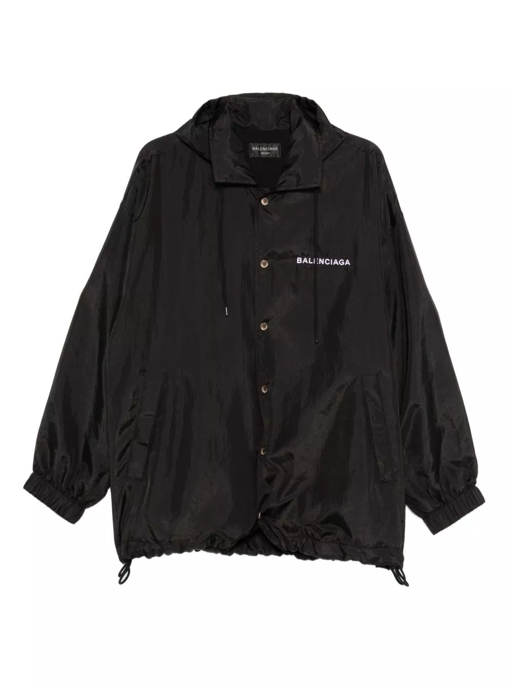 Balenciaga Giacca in nylon con logo