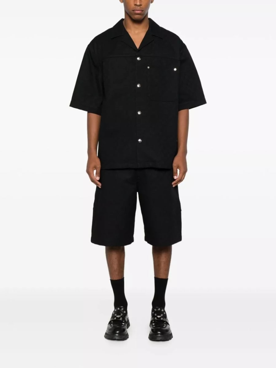 Gucci Bermuda in canvas GG, view 2