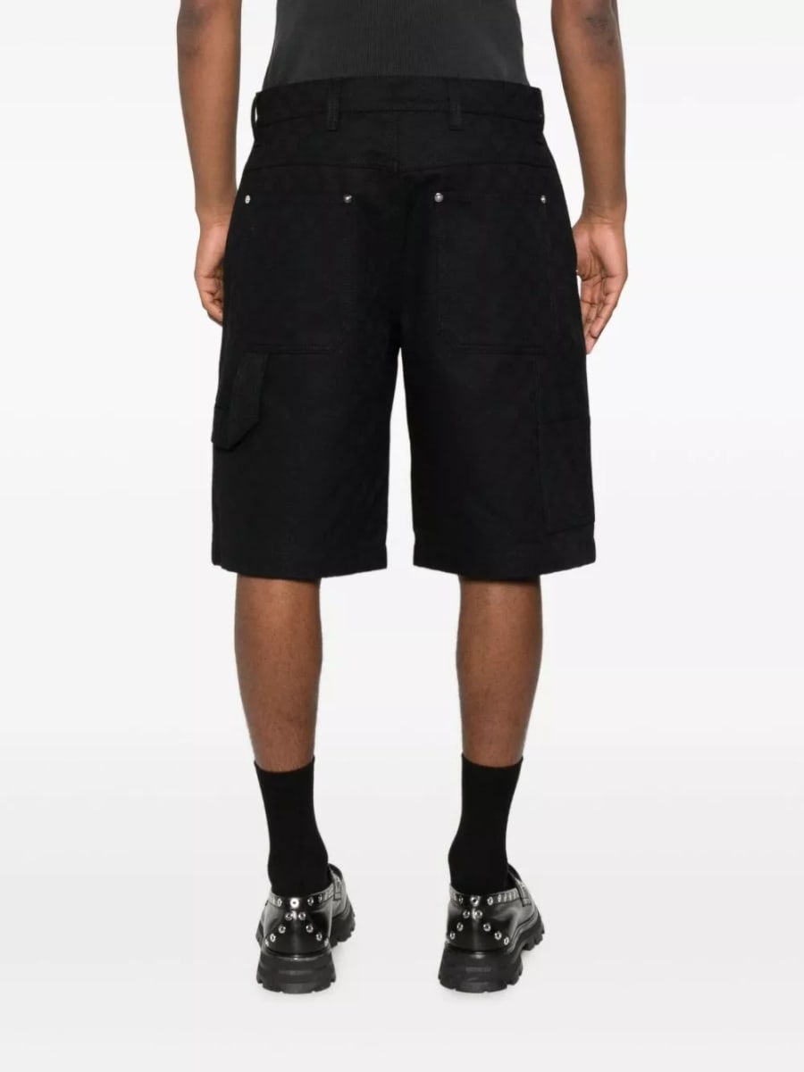 Gucci Bermuda in canvas GG, view 4