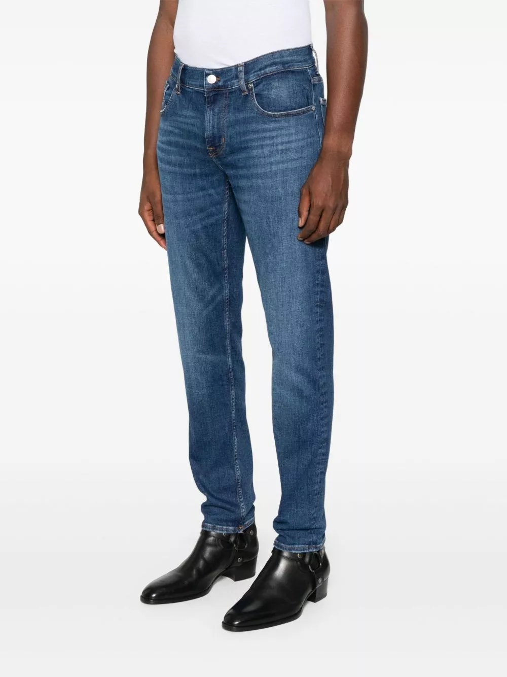 7 for all mankind Pantaloni a gamba dritta, view 2