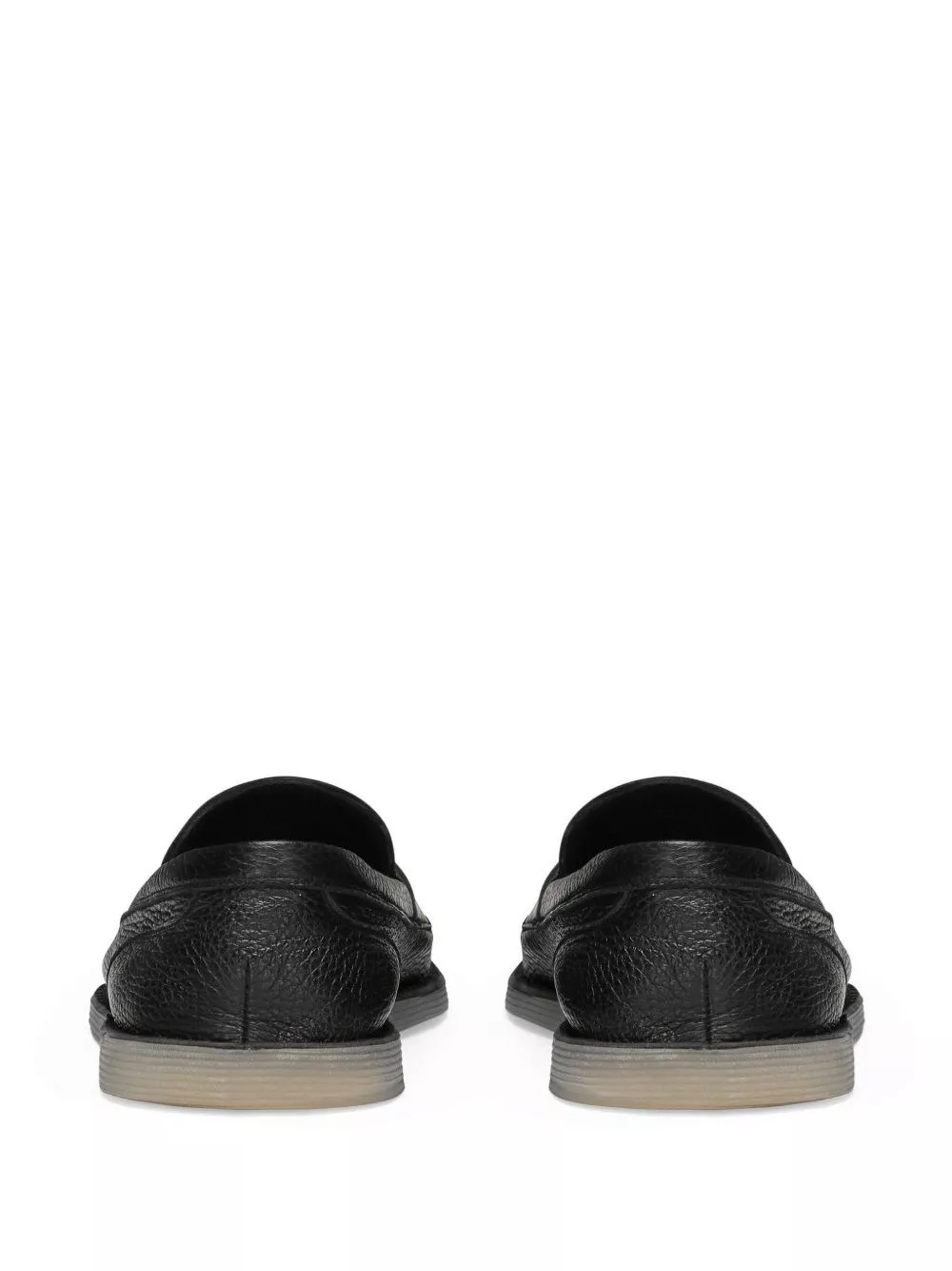 Dolce & Gabbana Mocassino in pelle con logo, view 2