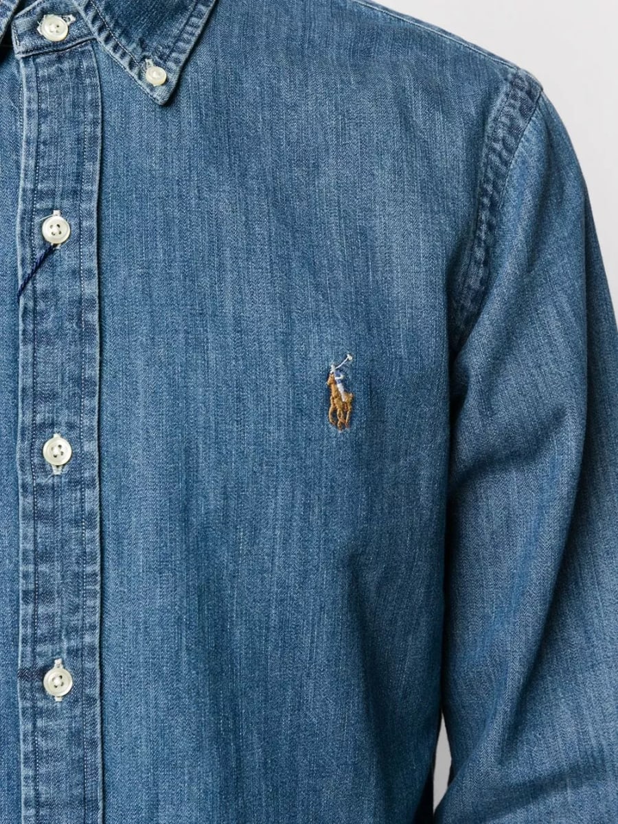 Polo Ralph Lauren Camicia con logo, view 2