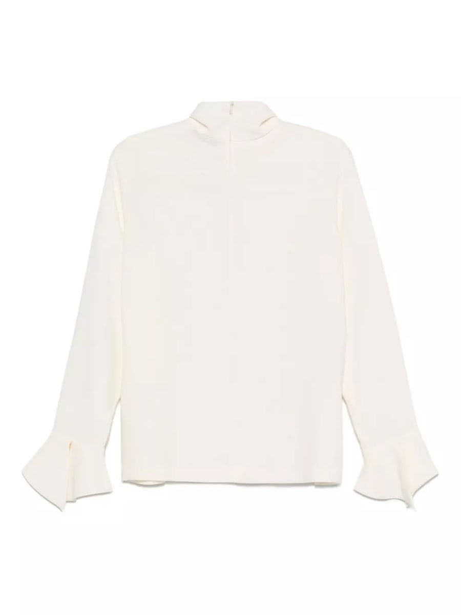 Alberto biani Blusa a collo alto, view 2