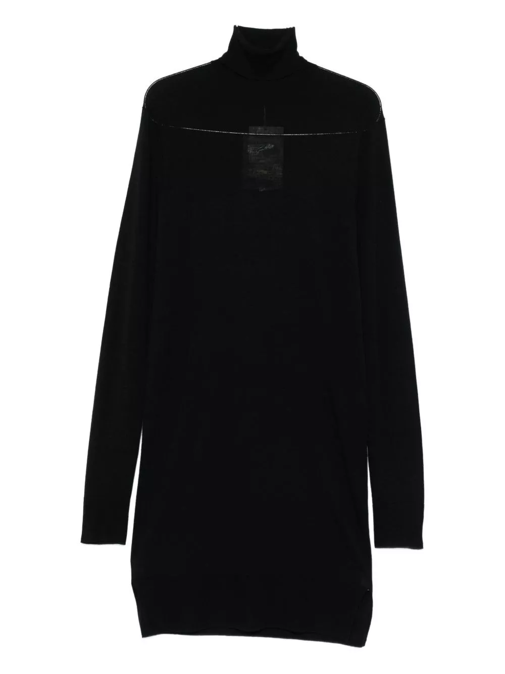 Toteme Abito midi in lana con collo alto