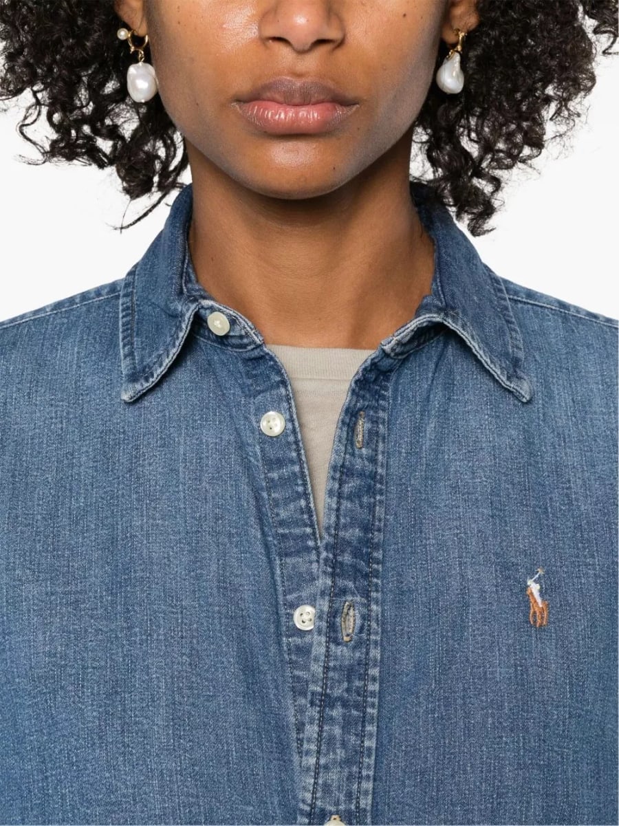 Polo Ralph Lauren Camicia in jeans, view 3