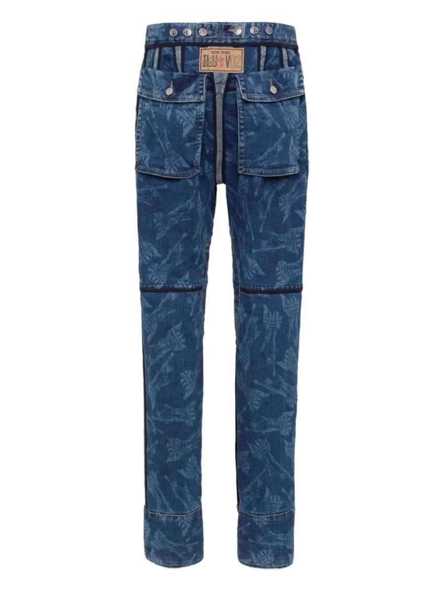Dsquared2 Jeans in denim di cotone, view 2