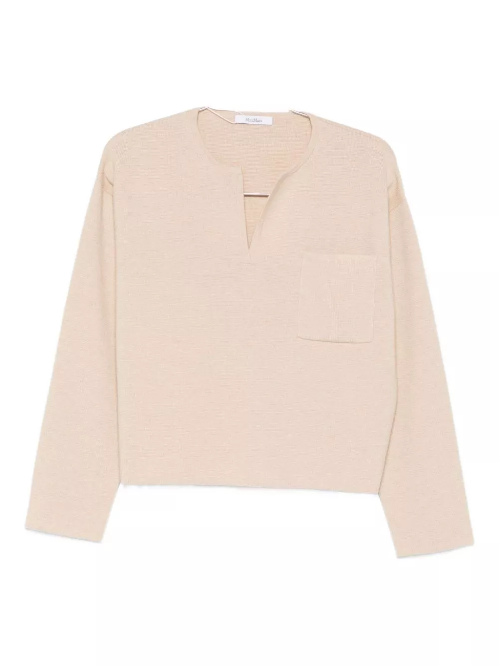 Max Mara Maglione a V in lana cashmere
