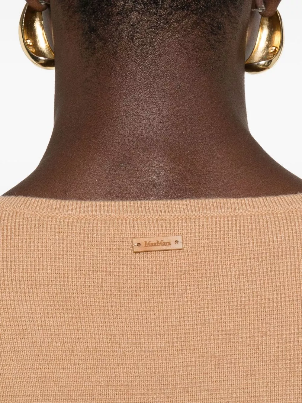 Max Mara Maglione a V in lana cashmere, view 2