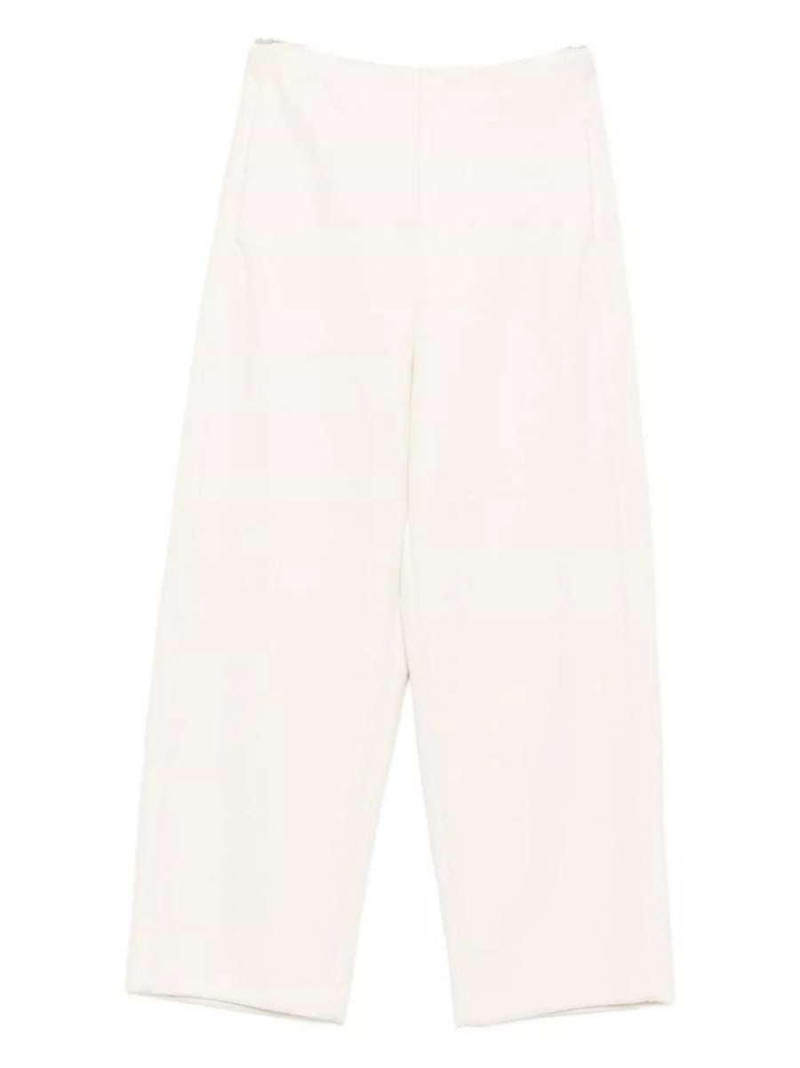 Max Mara Pantaloni in lana e cotone