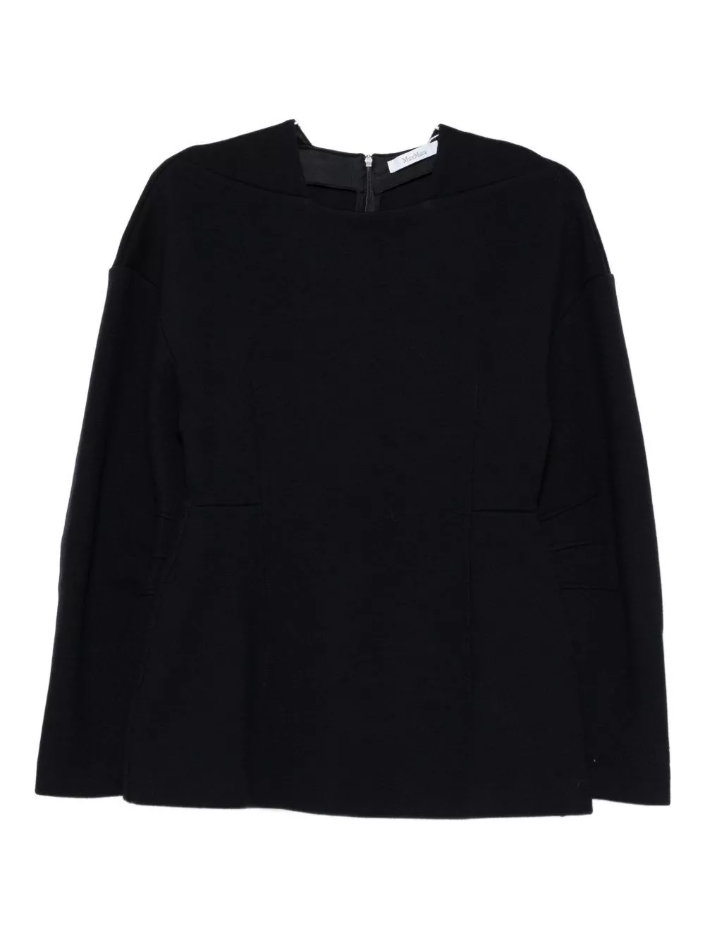 Max Mara Maglione a girocollo in lana e cotone
