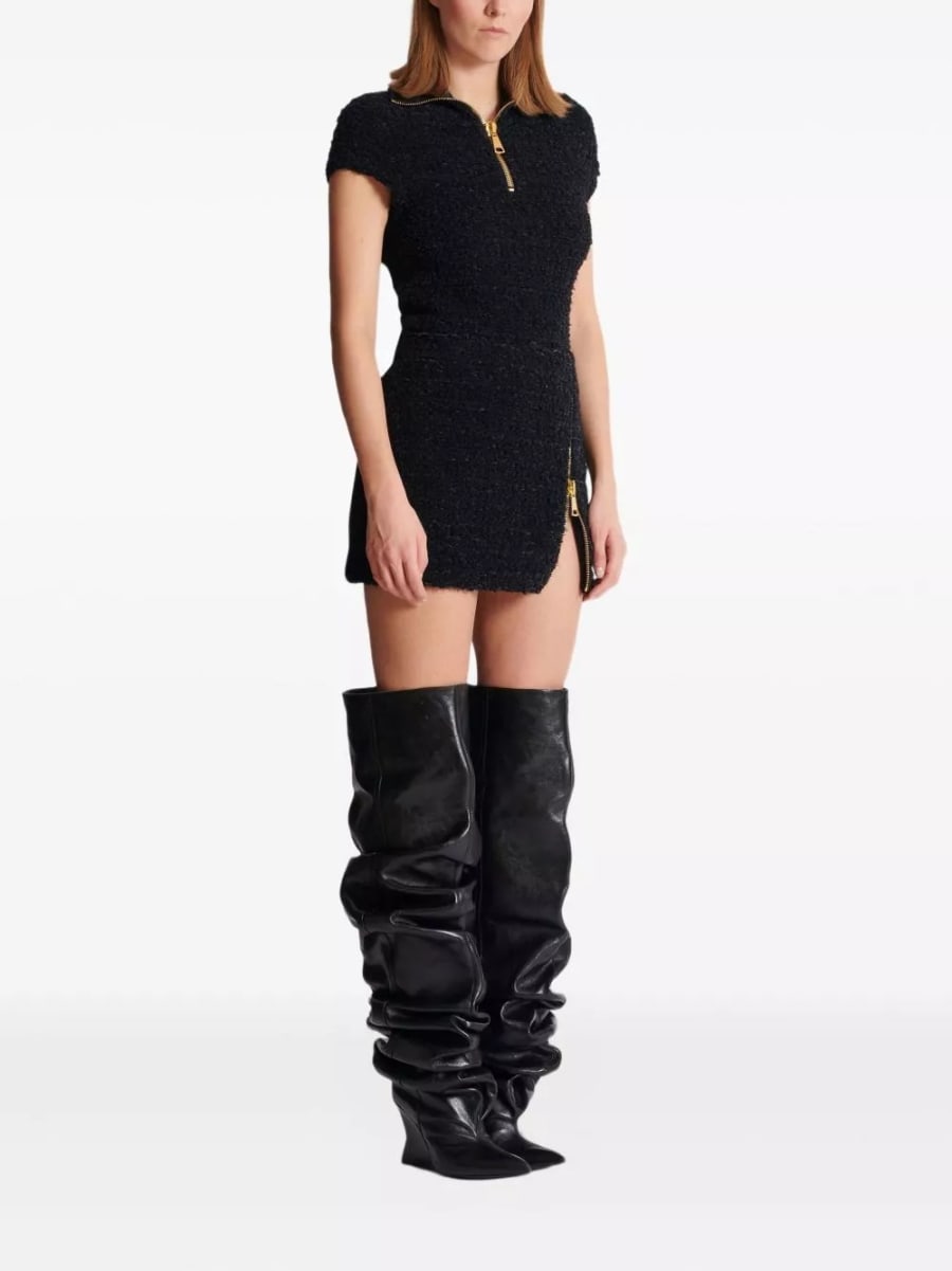 Balmain Gonna mini in tweed, view 2