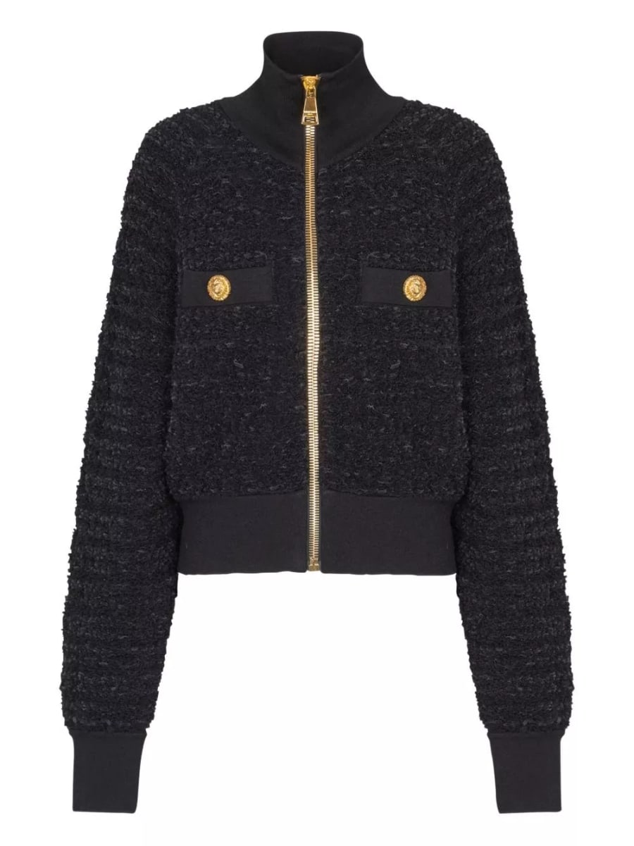 Balmain Giacca bomber con zip