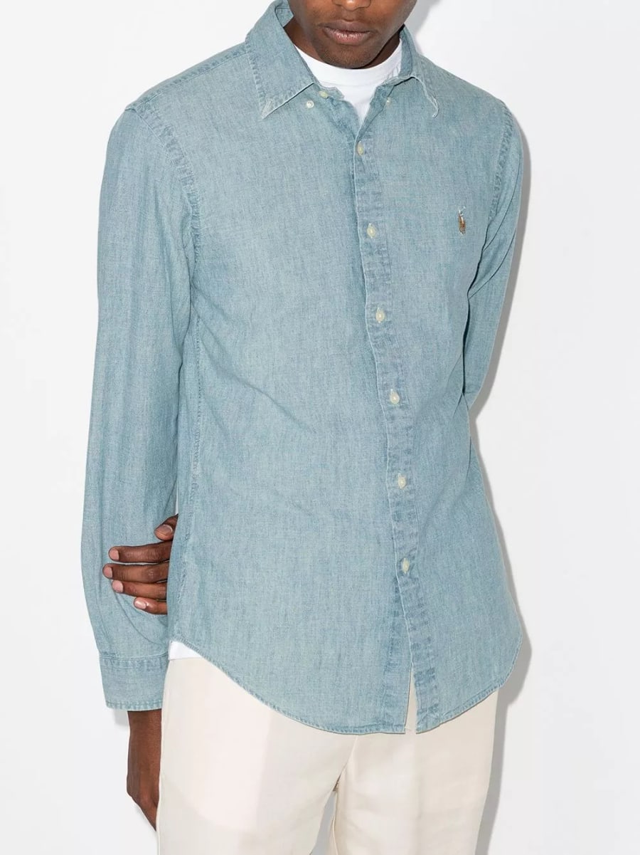 Polo Ralph Lauren Camicia con logo, view 2