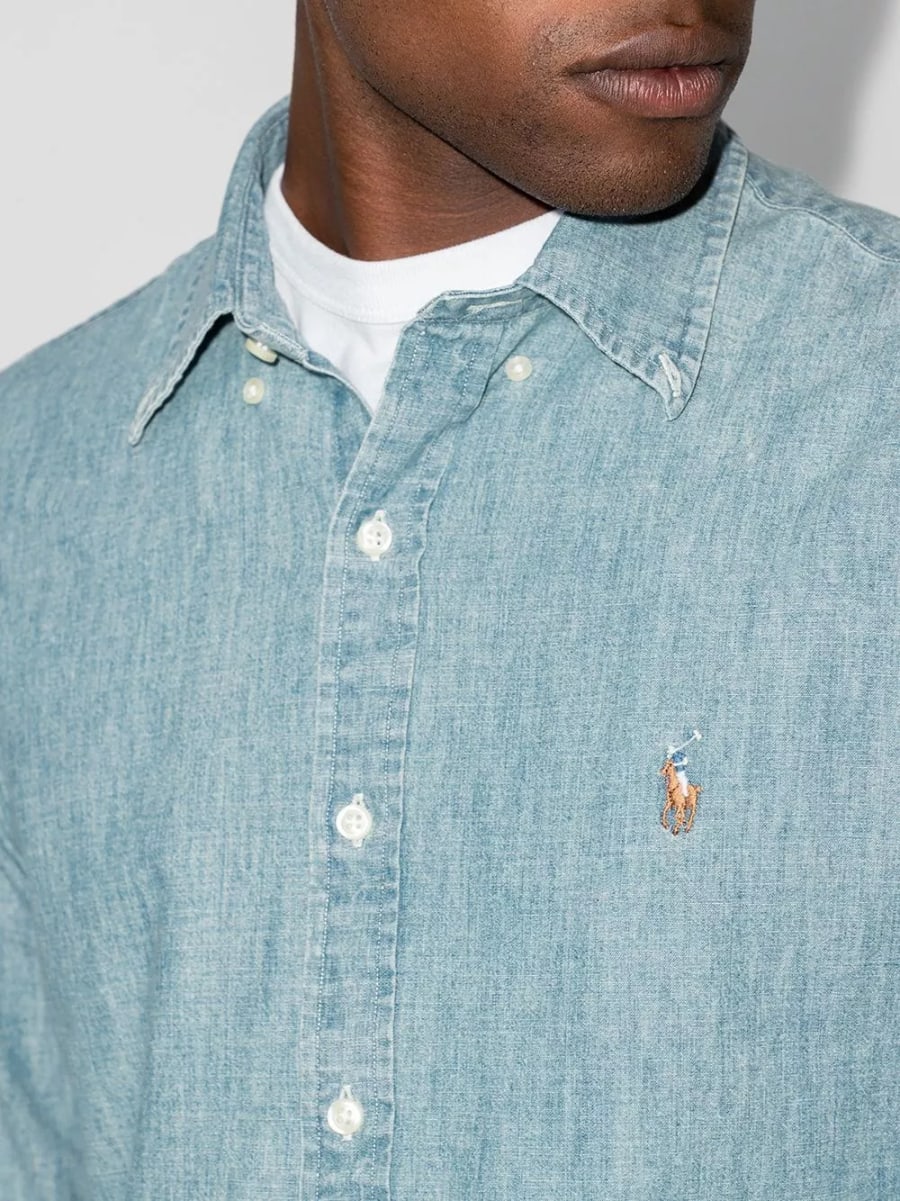 Polo Ralph Lauren Camicia con logo, view 4