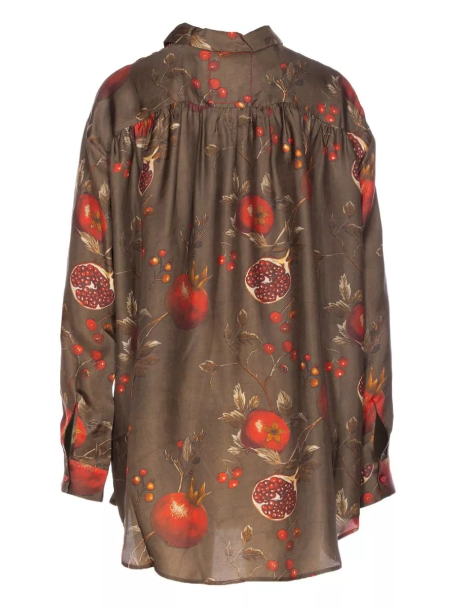 Uma wang Blusa stampata, view 2
