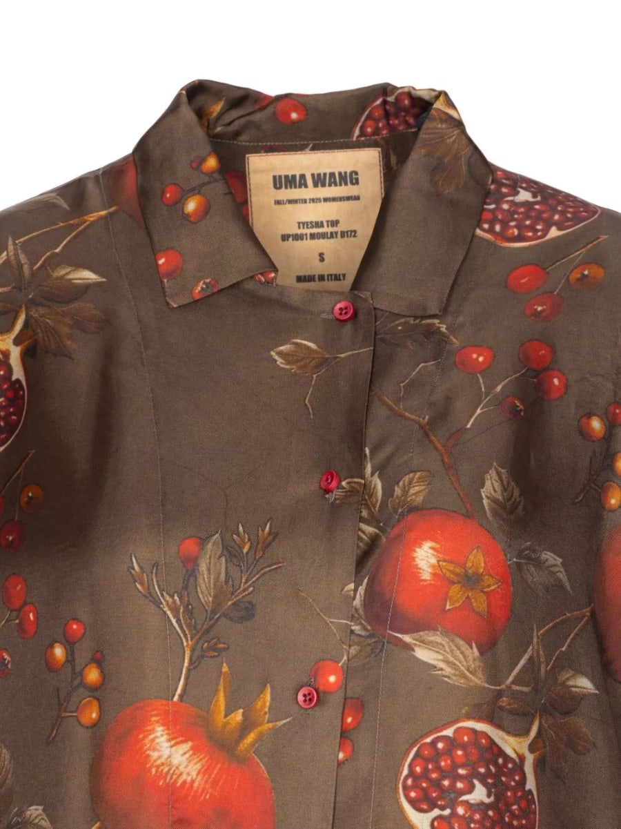 Uma wang Blusa stampata, view 4
