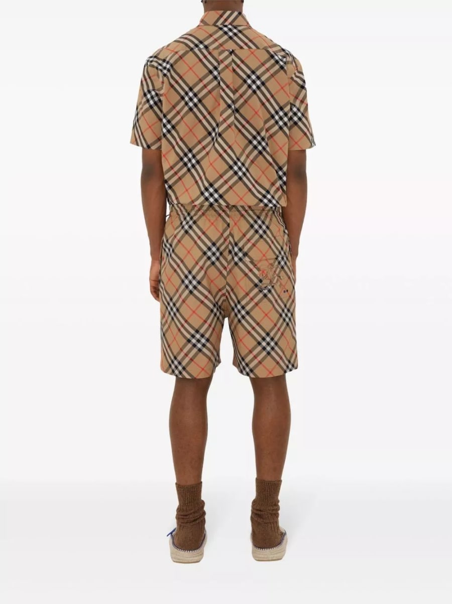 Burberry Camicia in cotone a quadri, view 3