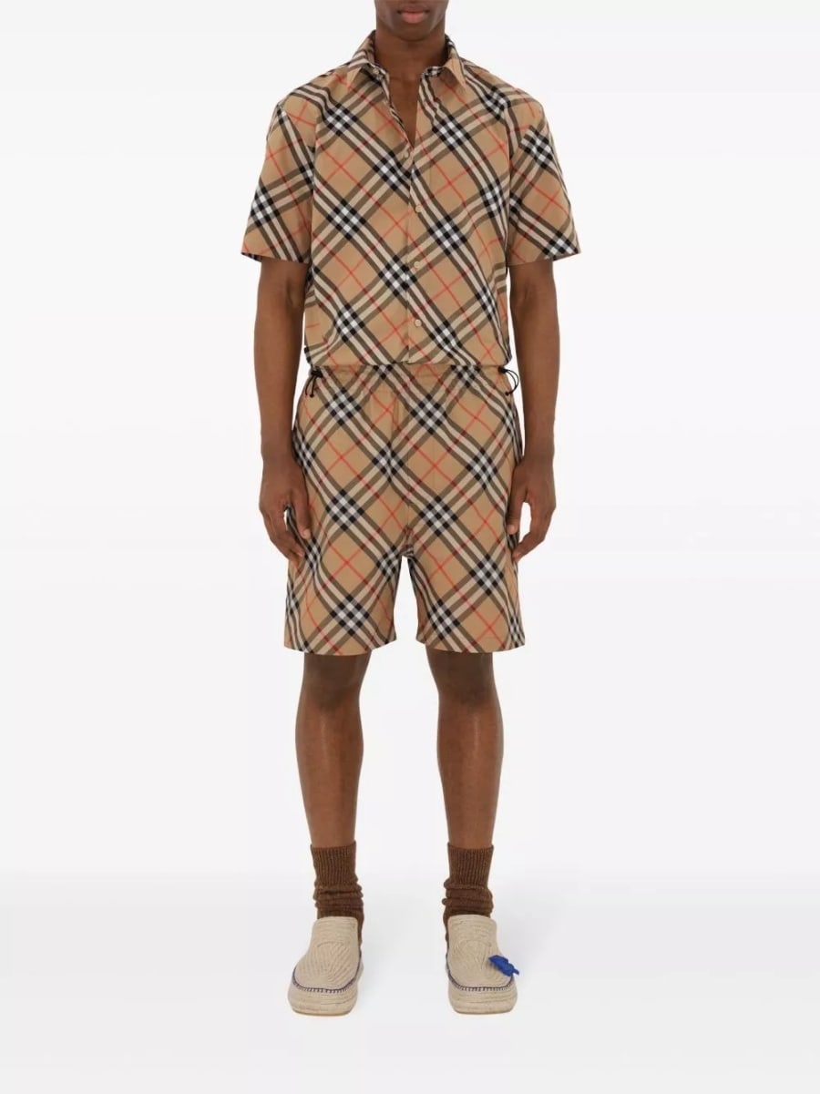 Burberry Camicia in cotone a quadri, view 6