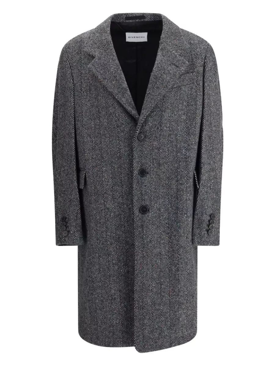 Givenchy Cappotto a spina di pesce, view 7