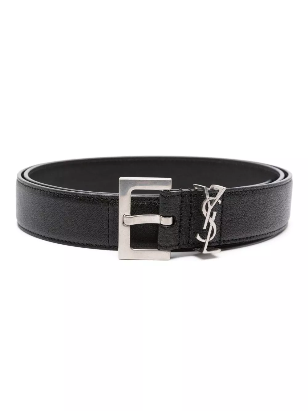 Saint Laurent Cintura con fibbia logo