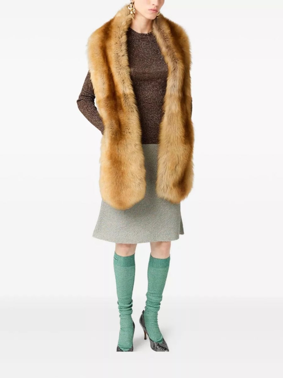 Miu Miu Gonna Lamé, view 4