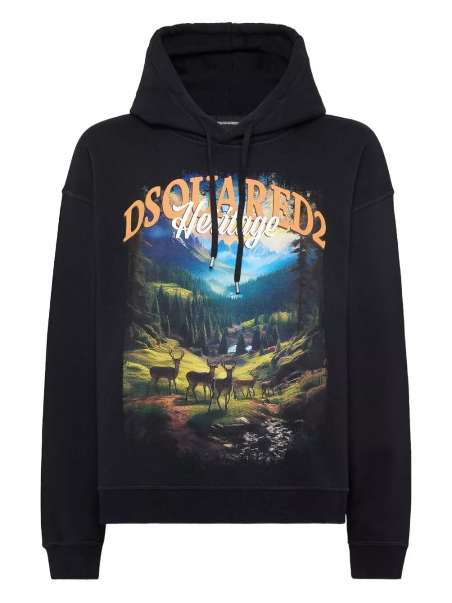 Dsquared2 Felpa in cotone