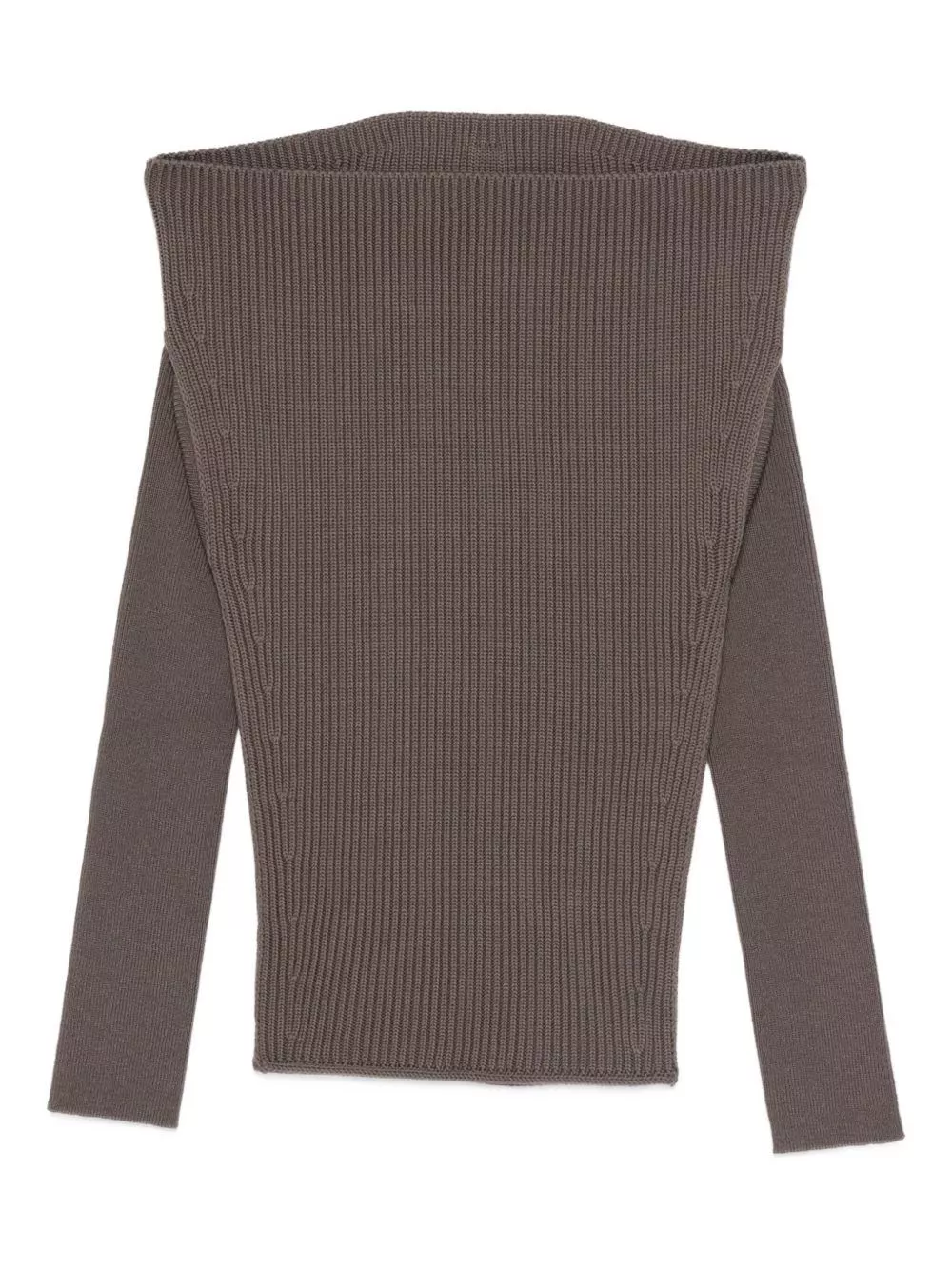 Rick Owens Maglione in lana off-shoulder
