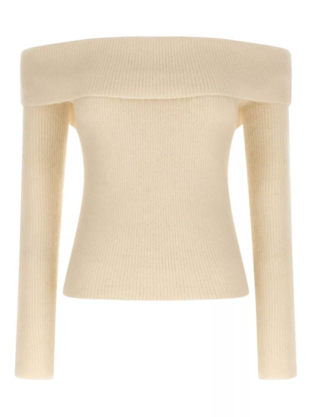 Rick Owens Maglione in lana a spalle scoperte