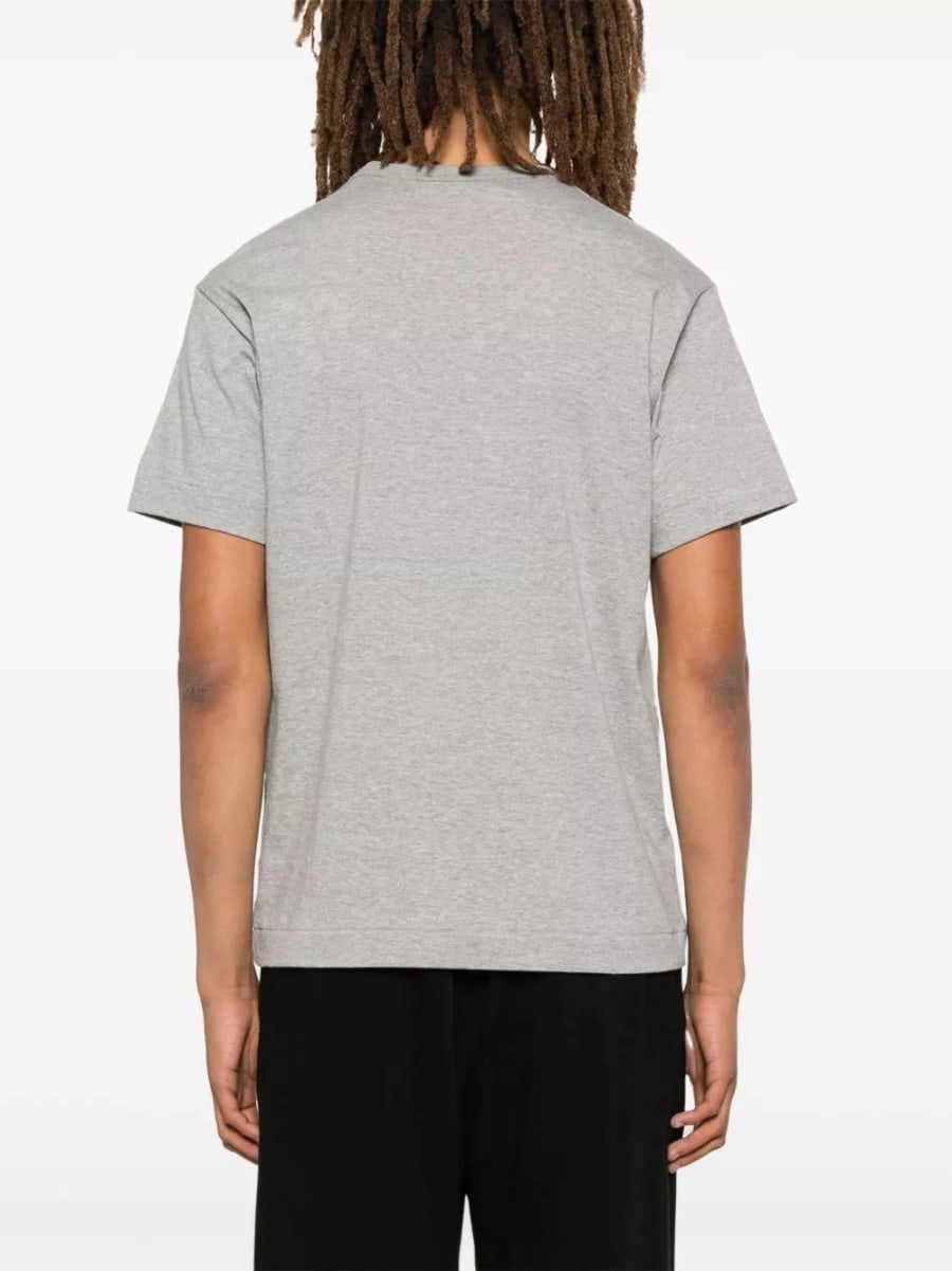 Comme des garçons play T-shirt in cotone, view 4