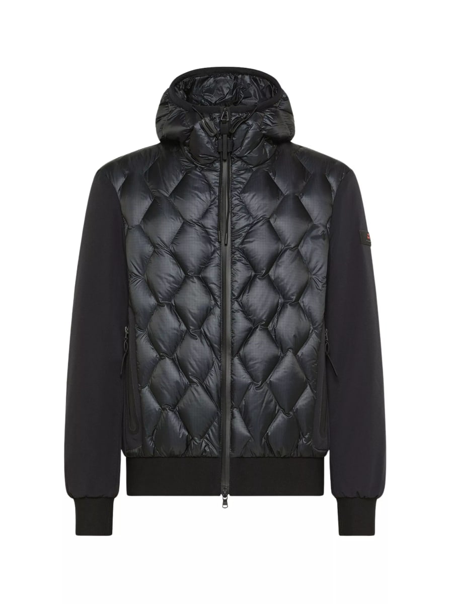 Peuterey Giacca con zip e cappuccio trapuntato