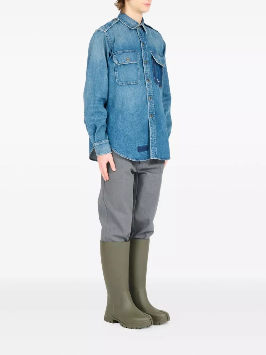 Maison Margiela Camicia in denim, view 2